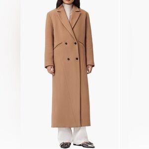 H&M Tan Wool-Blend Coat